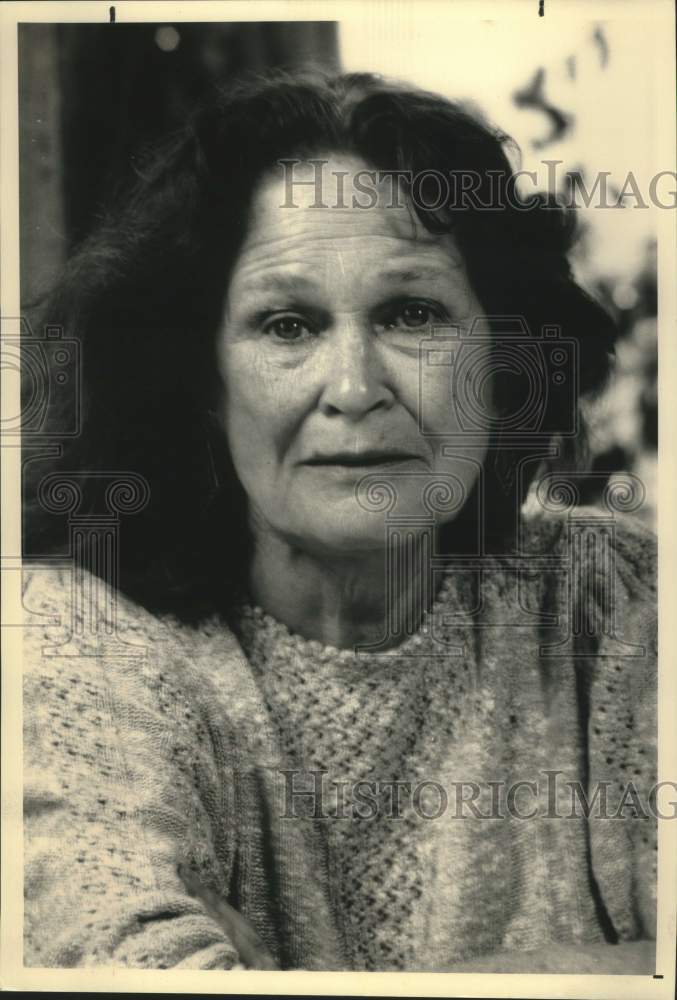 1988 Press Photo Actress Coleen Dewhurst in "Long Day's Journey into the Night"- Historic Images