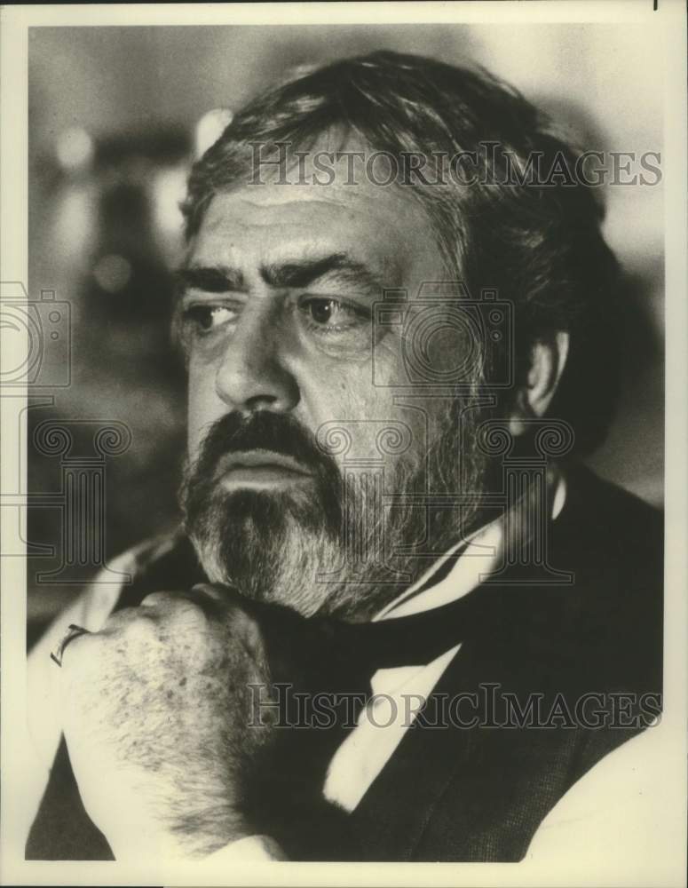 1978 Press Photo Actor Raymond Burr in "Centennial" on NBC Television Network- Historic Images