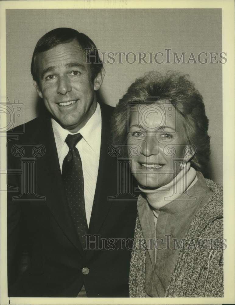 1978 Press Photo NBC Sports Golf Commentators John Brodie, Carol Mann at Event- Historic Images