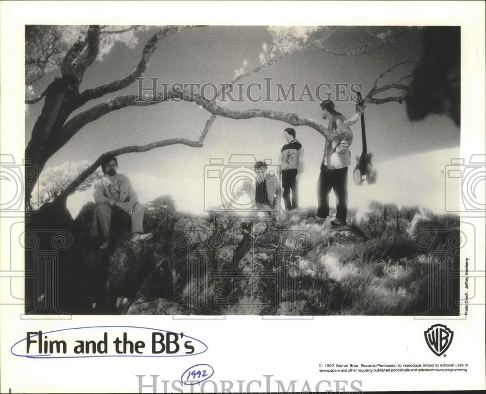 1992 Press Photo Four Members of the band Flim and the BB's - sap08207- Historic Images