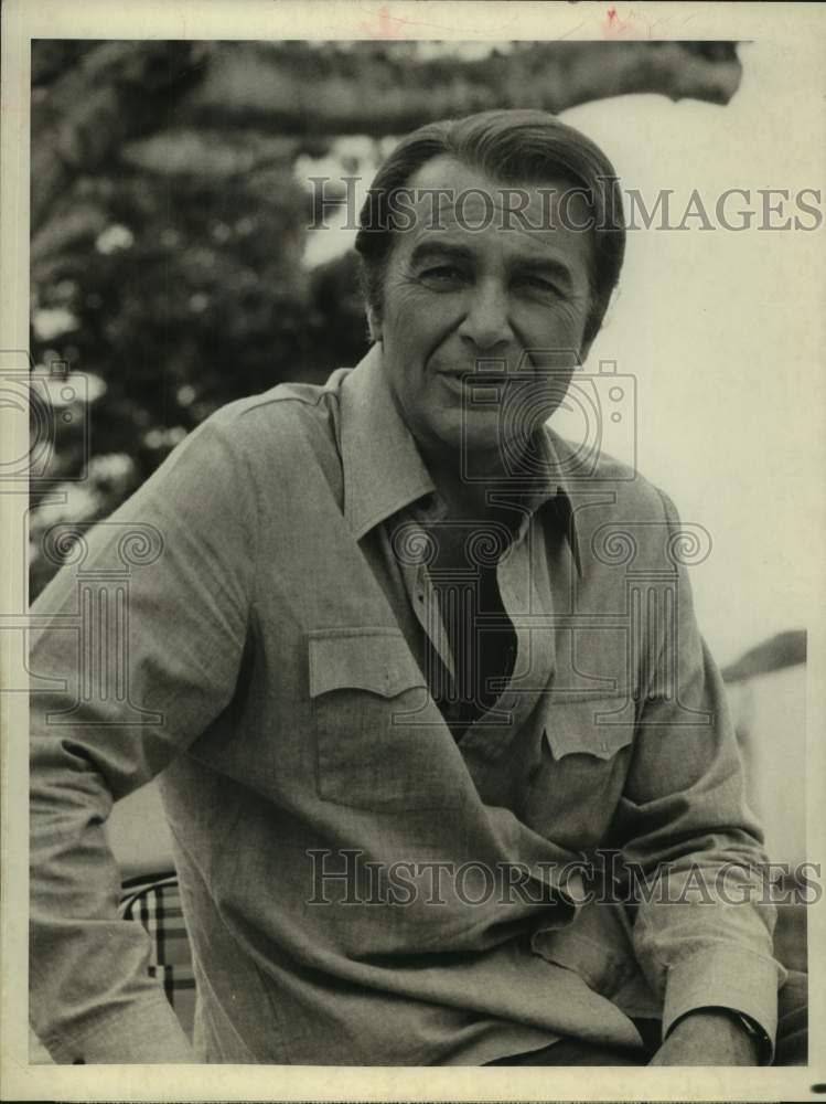 1977 Press Photo Rossano Brazzi &quot;Hawaii Five-O&quot; on CBS Television Network- Historic Images