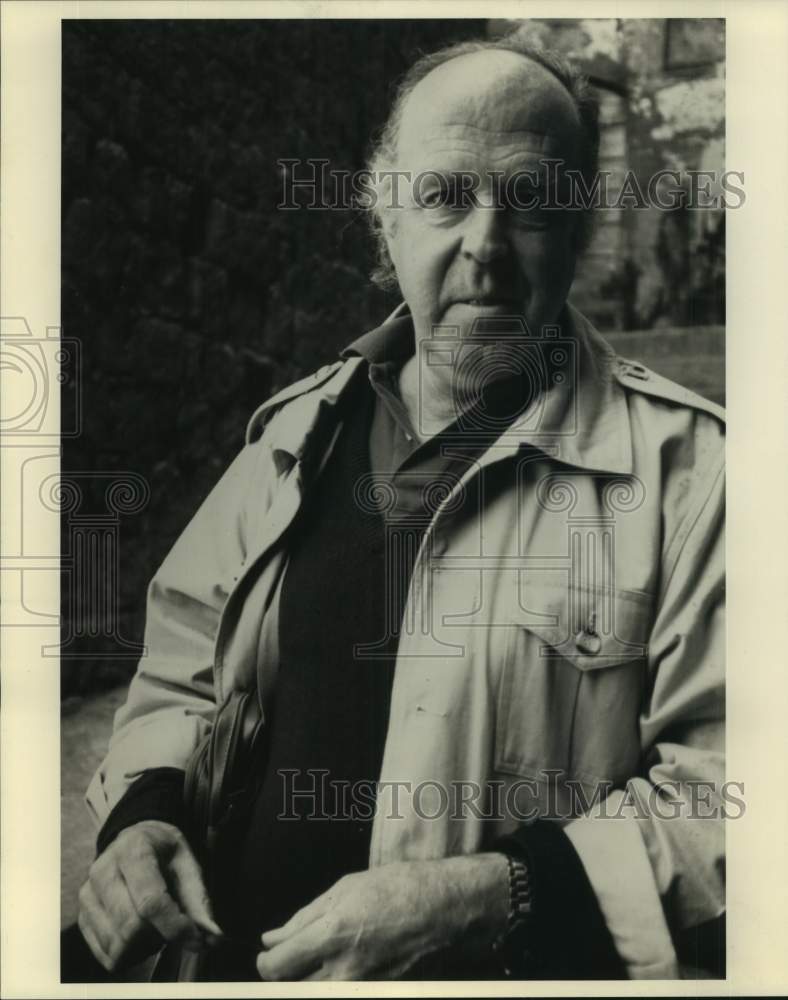 1989 Press Photo Composer Earle Brown in closeup portrait - sap08985- Historic Images