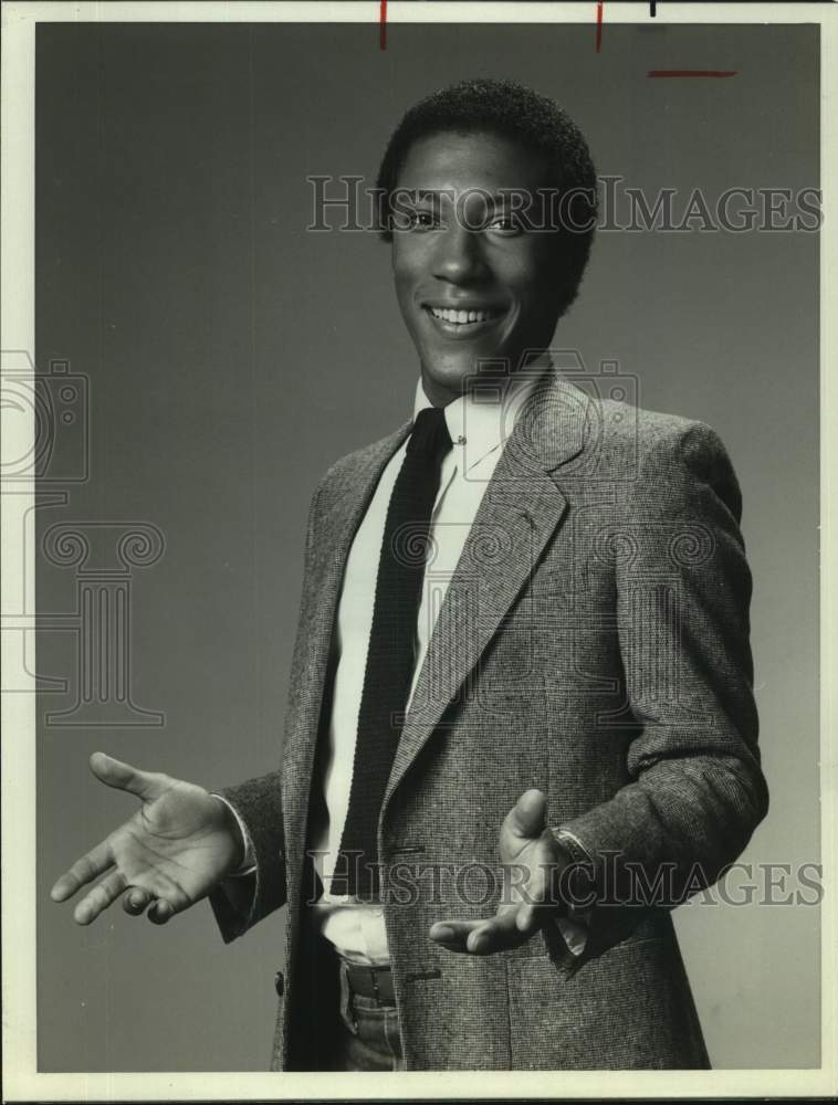 1980 Press Photo Actor Byron Allen in NBC-TVs "Real People" Show - sap09129- Historic Images