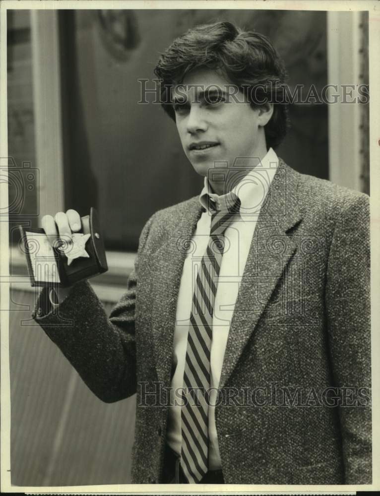 1986 Press Photo Actor Robby Benson in &quot;Tough Cookies&quot; on CBS Television- Historic Images