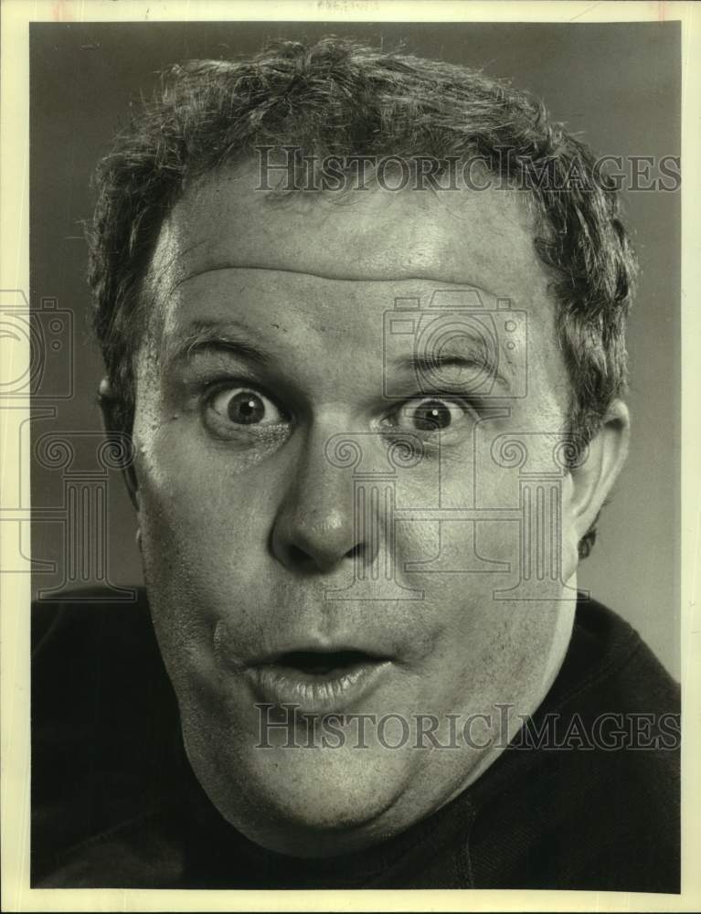 1982 Press Photo Actor Ned Beatty with surprised expression in closeup portrait- Historic Images