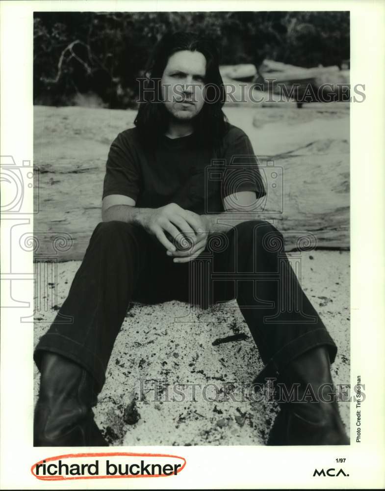 1997 Press Photo Musician Richard Buckner in portrait - sap09316- Historic Images