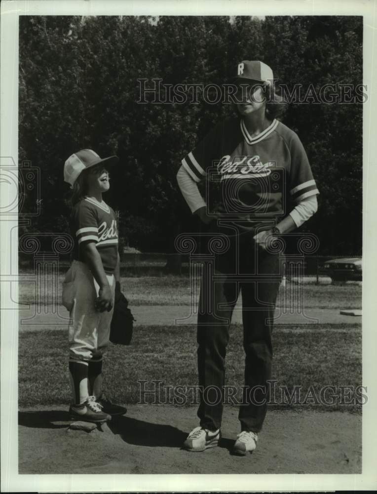 1978 Press Photo Actors Adam Rich, Betty Buckley in "Eight is Enough" on ABC-TV- Historic Images