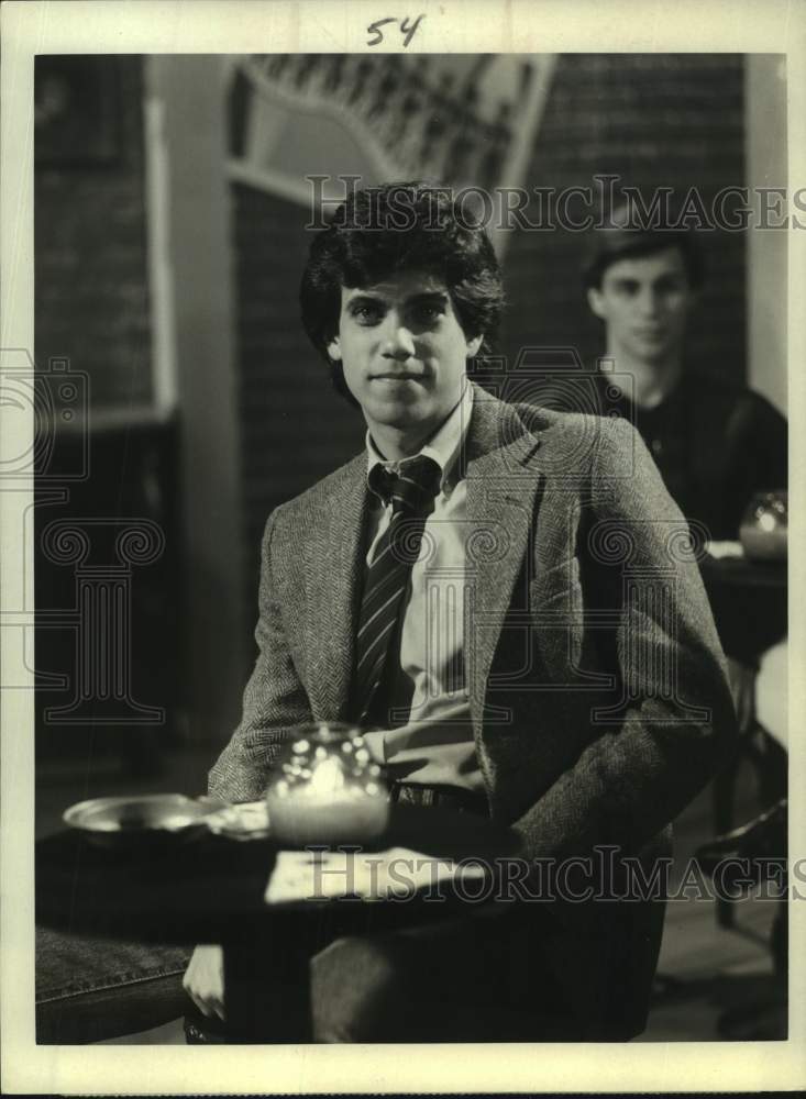 1986 Press Photo Actor Robby Benson in "Tough Cookies" on CBS Television- Historic Images