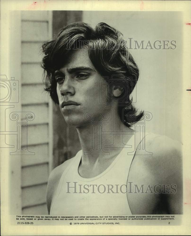 1979 Press Photo Actor Robby Benson as Emilio Mendez in "Walk Proud" movie scene- Historic Images