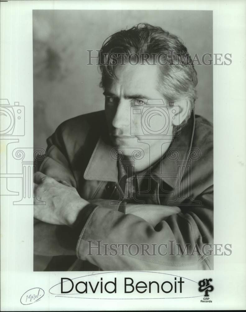 1991 Press Photo Musician David Benoit in closeup portrait - sap09348- Historic Images