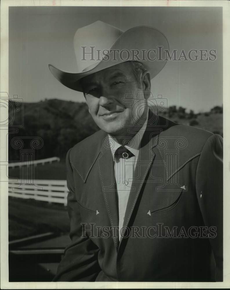 1980 Press Photo Singer Rex Allen in closeup portrait - sap09506- Historic Images