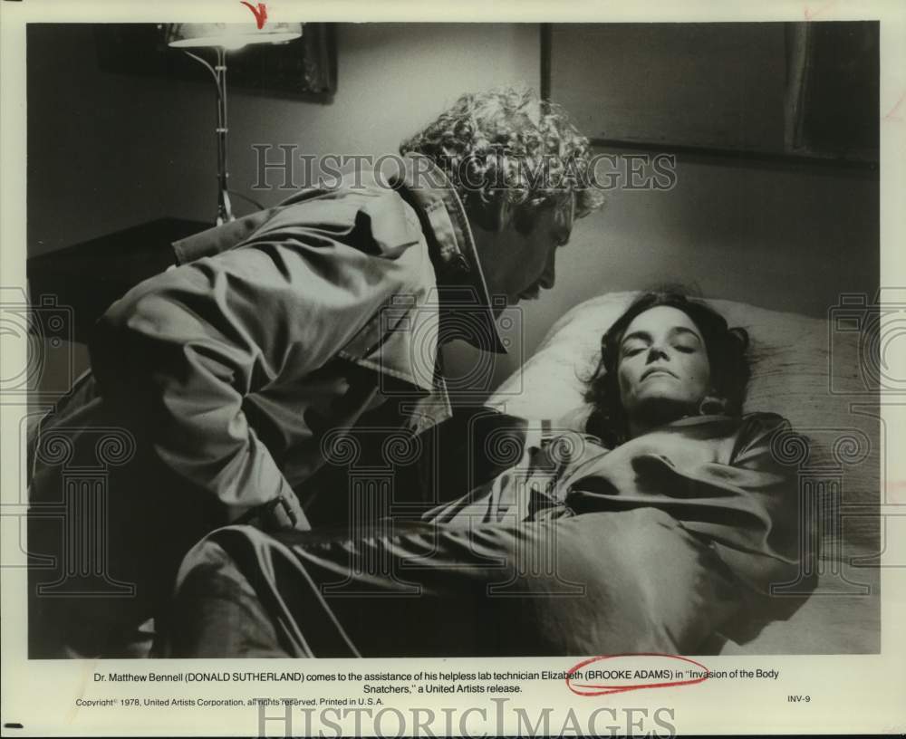 1978 Press Photo Donald Sutherland, co-star in "Invasion of the Body Snatchers"- Historic Images