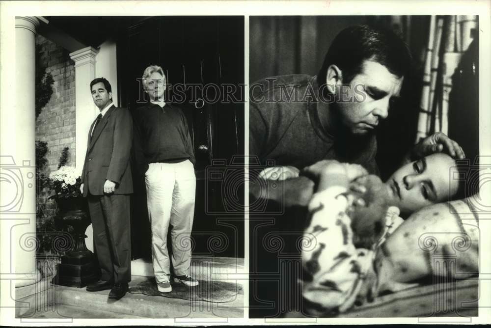 1996 Press Photo Actors Beau Bridges and Jena Malone on "Hidden America" Show- Historic Images