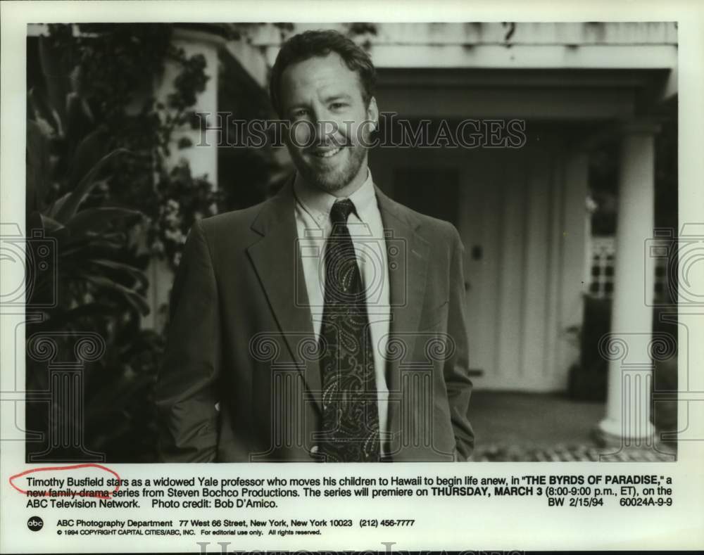 1994 Press Photo Actor Timothy Busfield in &quot;The Byrds of Paradise&quot; on ABC-TV- Historic Images