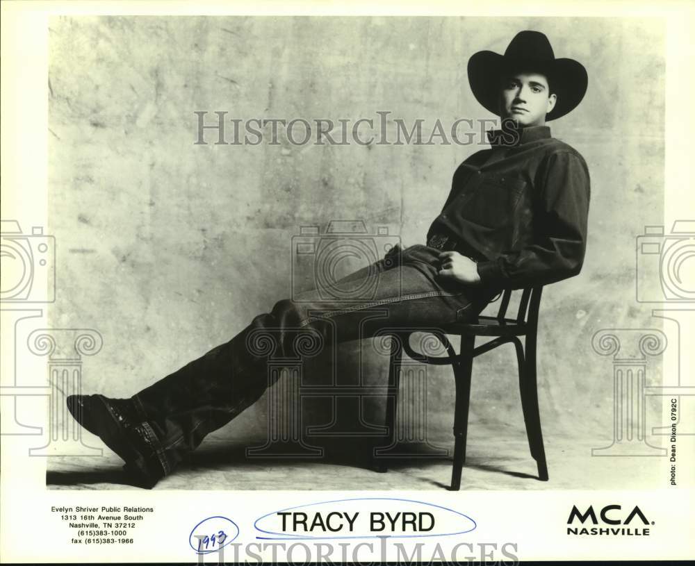 1992 Press Photo Musician Tracy Byrd, Country and Western Music Star - sap09819- Historic Images