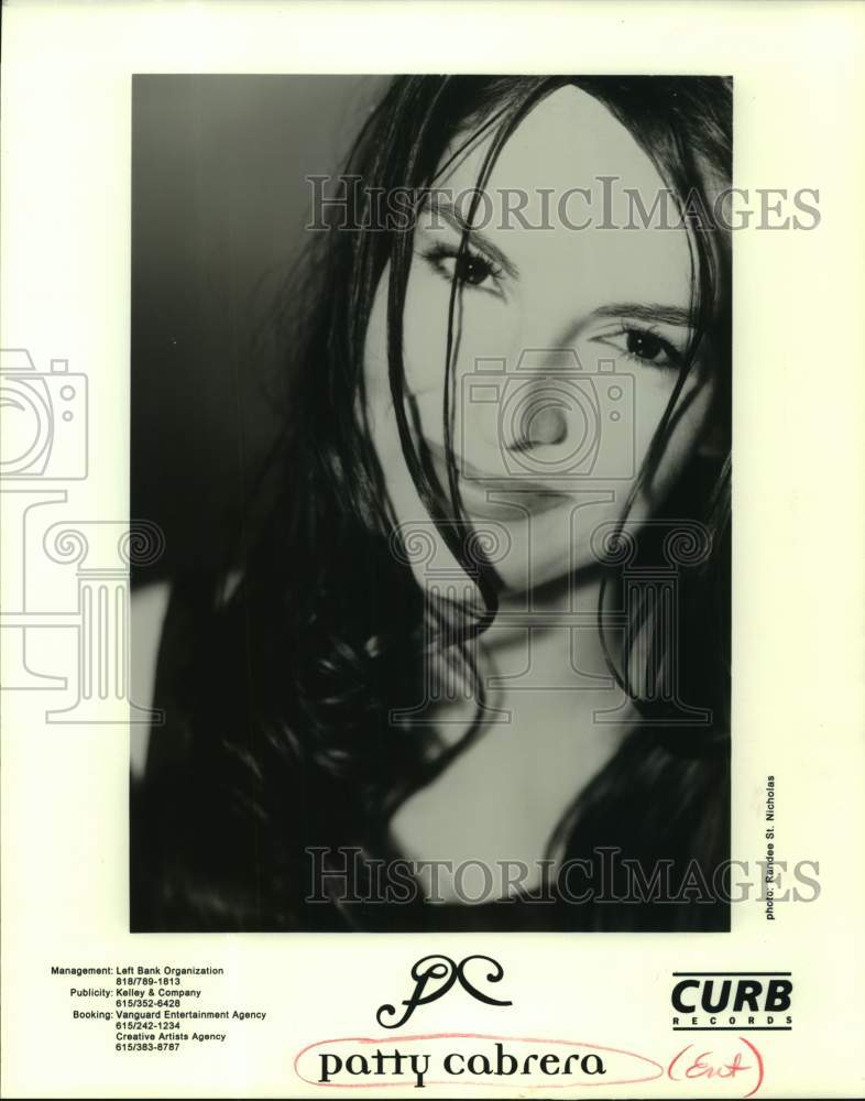 1996 Press Photo Patty Cabrera, Latin Christian music singer. - sap09989- Historic Images