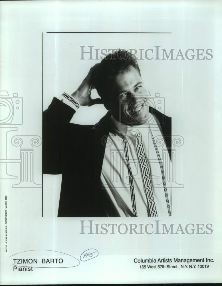 1992 Press Photo Tzimon Barto, American classical pianist. - sap10030- Historic Images