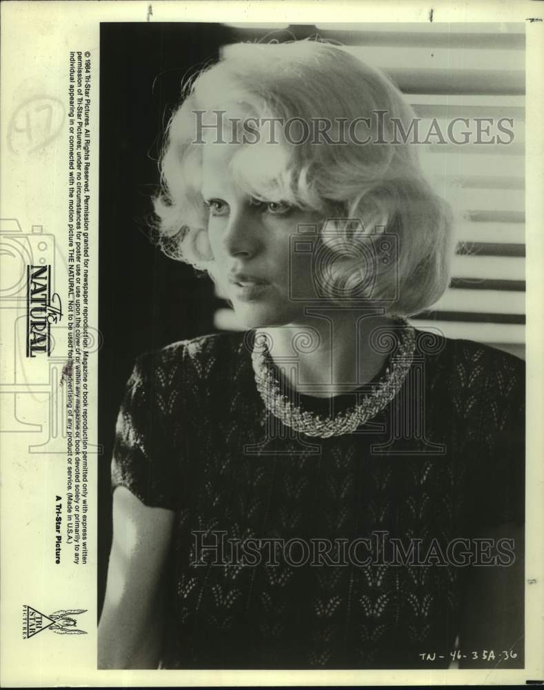 1984 Press Photo Kim Basinger stars in The Natural. - sap10035- Historic Images