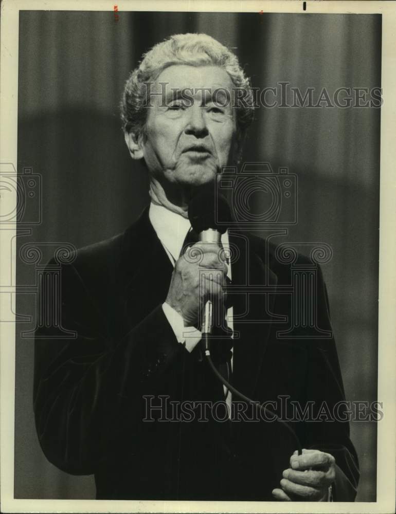 1982 Press Photo Singer Roy Acuff on NBC's "50 Years the King of Country Music"- Historic Images