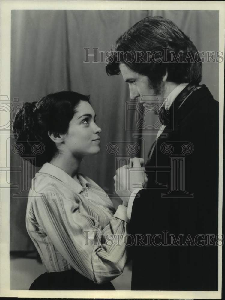 1981 Press Photo Actors Kathleen Beller and Pierce Brosnan on ABC Television- Historic Images