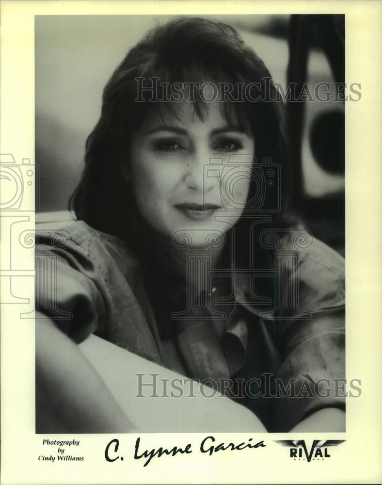 1996 Press Photo Musician C. Lynne Garcia in closeup portrait - sap10306- Historic Images