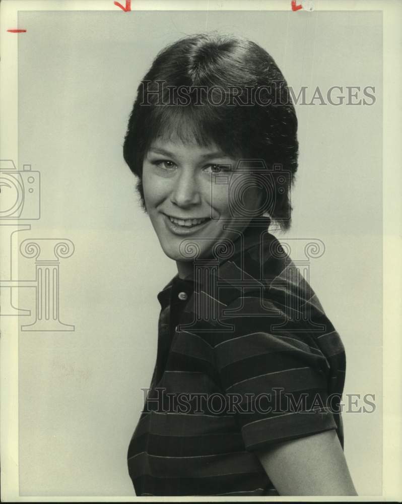 1981 Press Photo Comedienne Geri Jewell in "The Facts of Life" on NBC Television- Historic Images