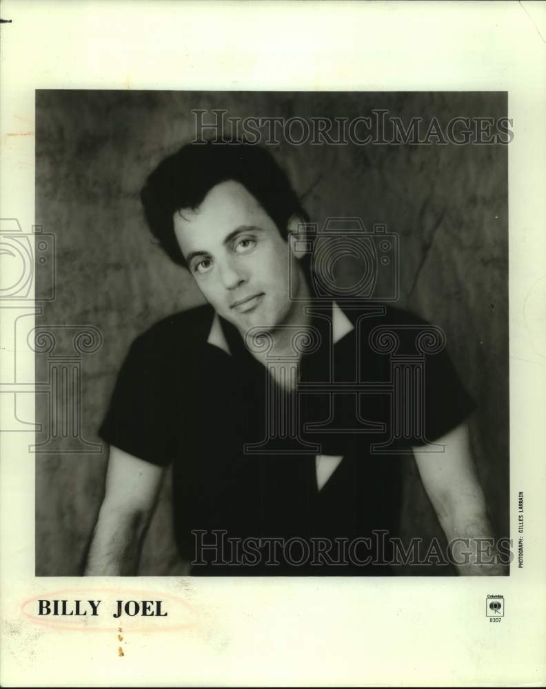 1983 Press Photo Billy Joel, soft rock singer, songwriter and musician.- Historic Images