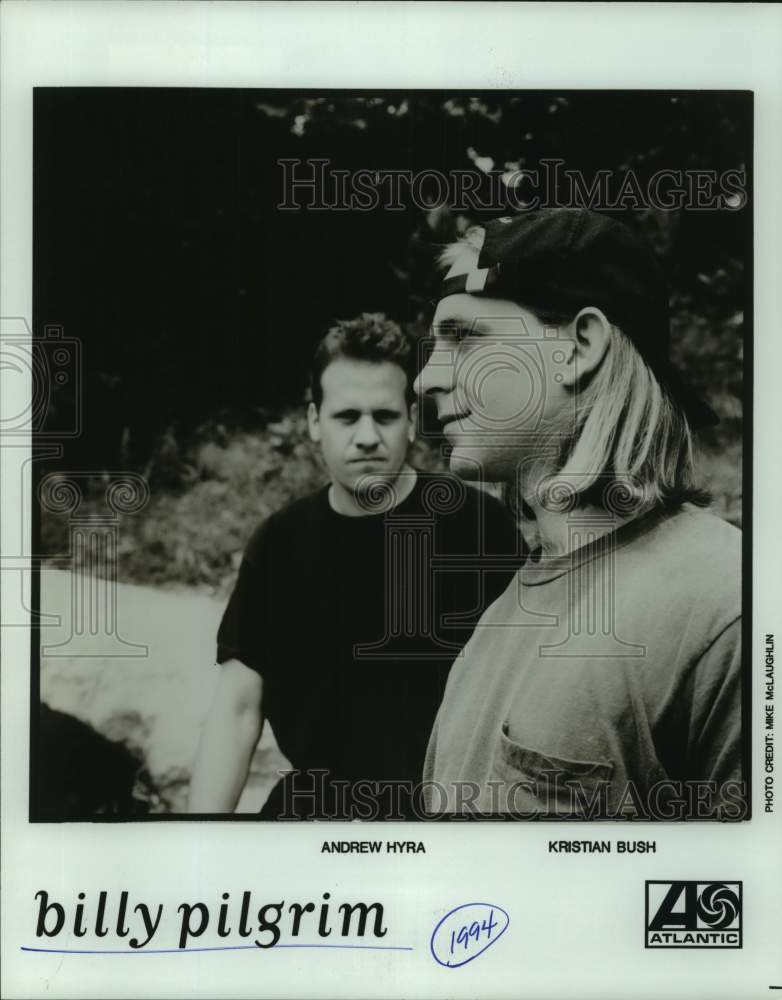 1994 Press Photo Andrew Hyra, Kristian Bush of Billy Pilgrim band, Musicians- Historic Images