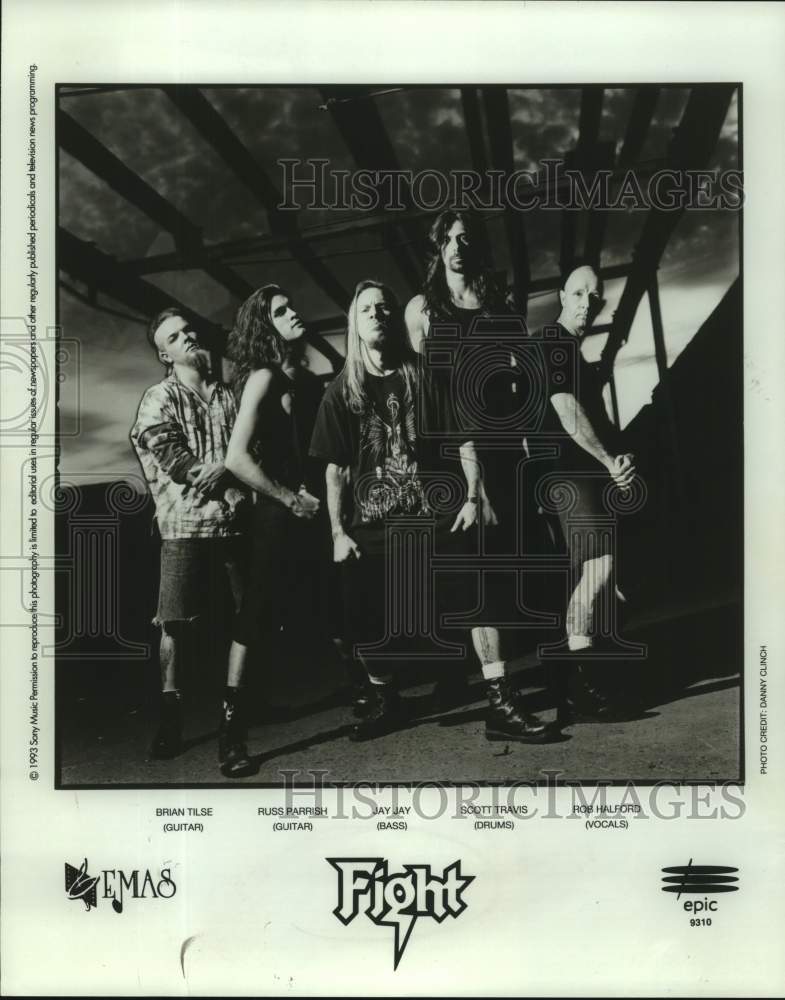 1993 Press Photo Fight, Rock Band - sap10718- Historic Images