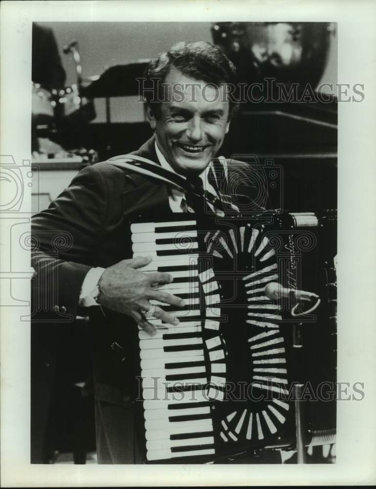 1979 Press Photo Myron Floren, accordionist with Lawrence Welk - sap10814- Historic Images