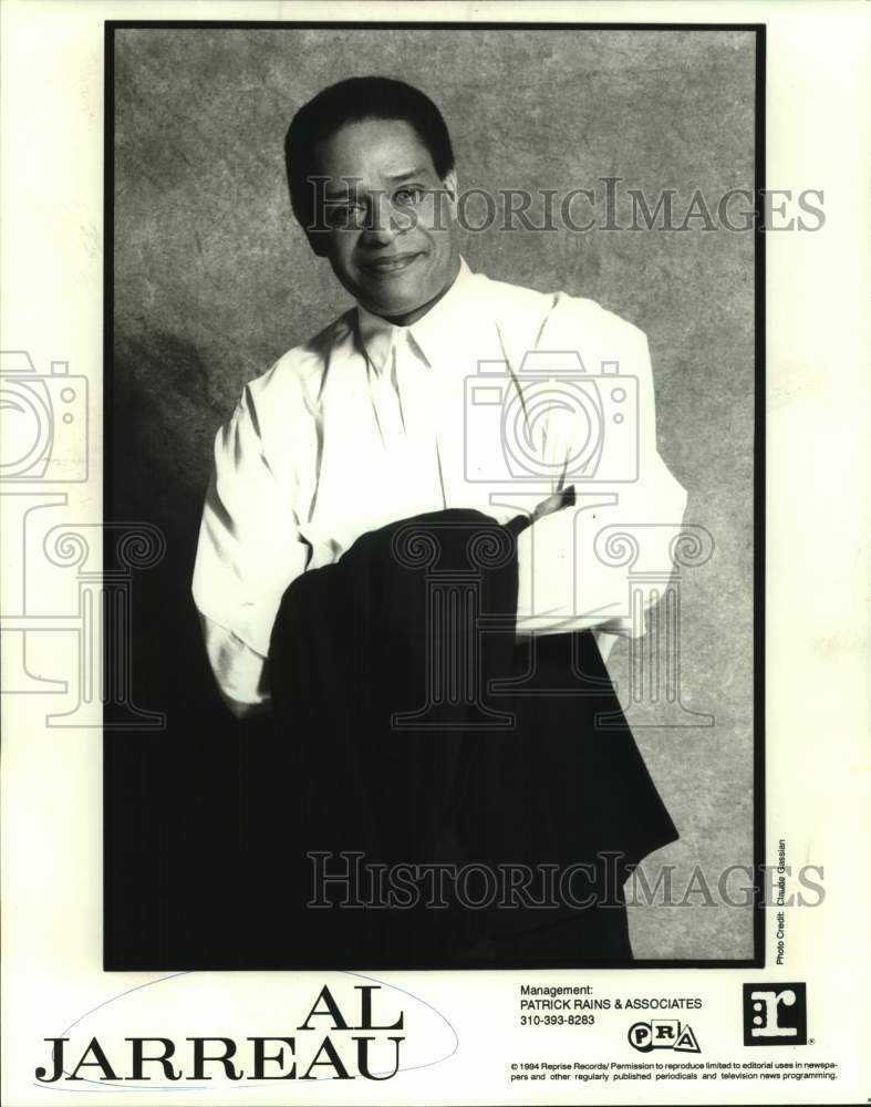 1994 Press Photo Al Jarreau, jazz singer. - sap10921- Historic Images