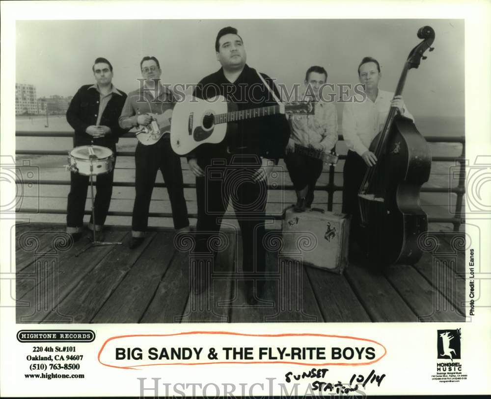 2000 Press Photo Six Musicians of the band Big Sandy &amp; His Fly-Rite Boys- Historic Images