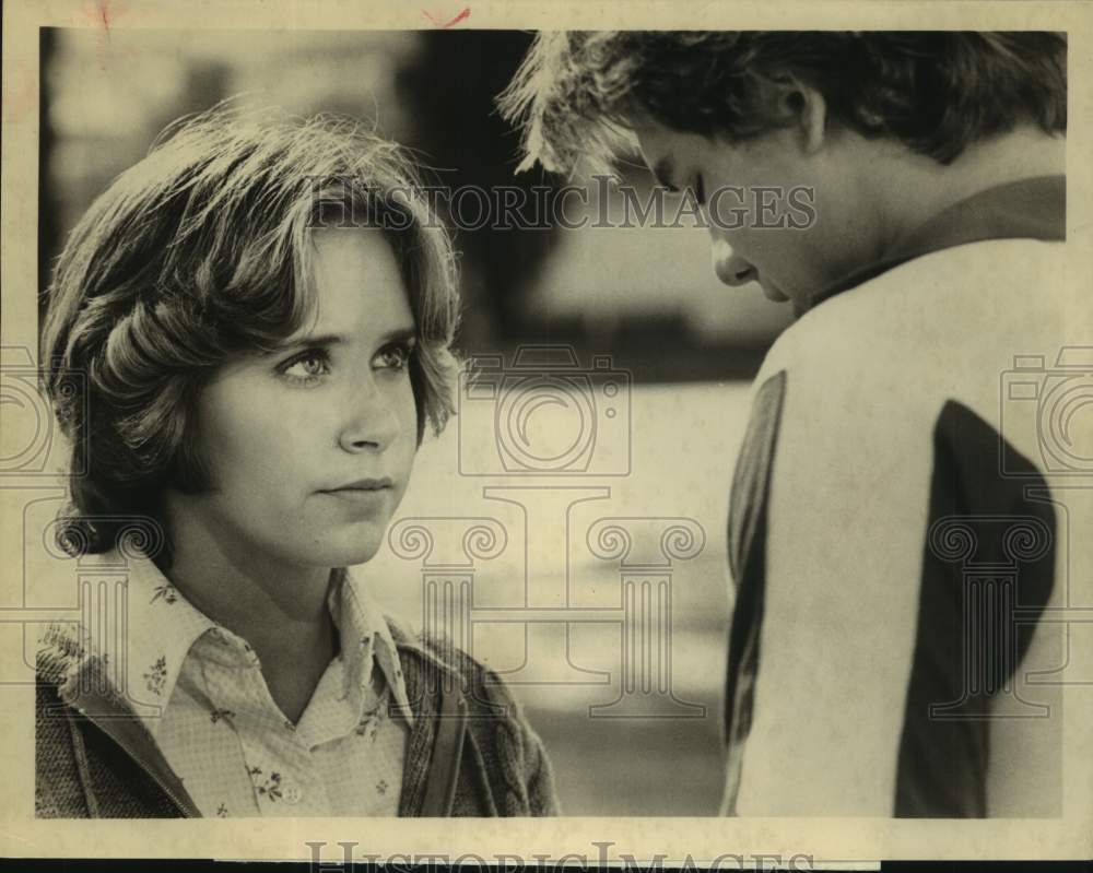 1979 Press Photo Linda Addams and Michael Biehn star in &quot;The Terrible Secret&quot;- Historic Images