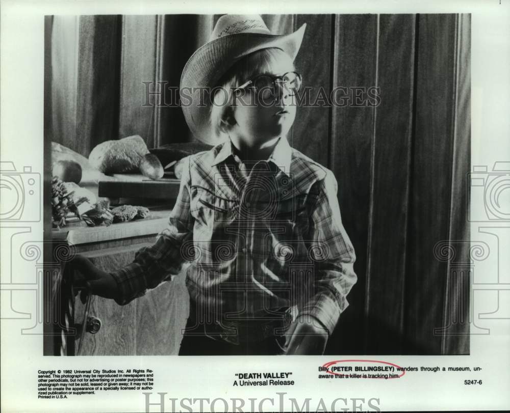 1982 Press Photo Peter Billingsley in scene from &quot;Death Valley&quot; - sap11136- Historic Images