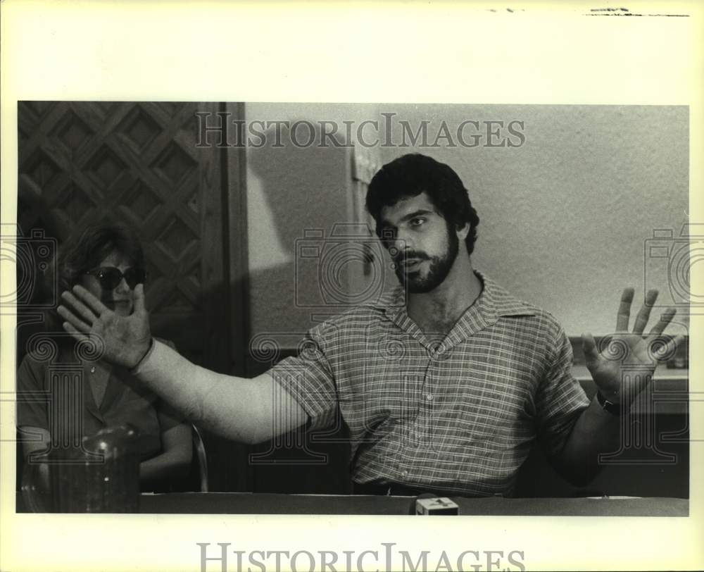 1983 Press Photo Carla Ferrigno and Lou Ferrigno, Texas - sap11152- Historic Images