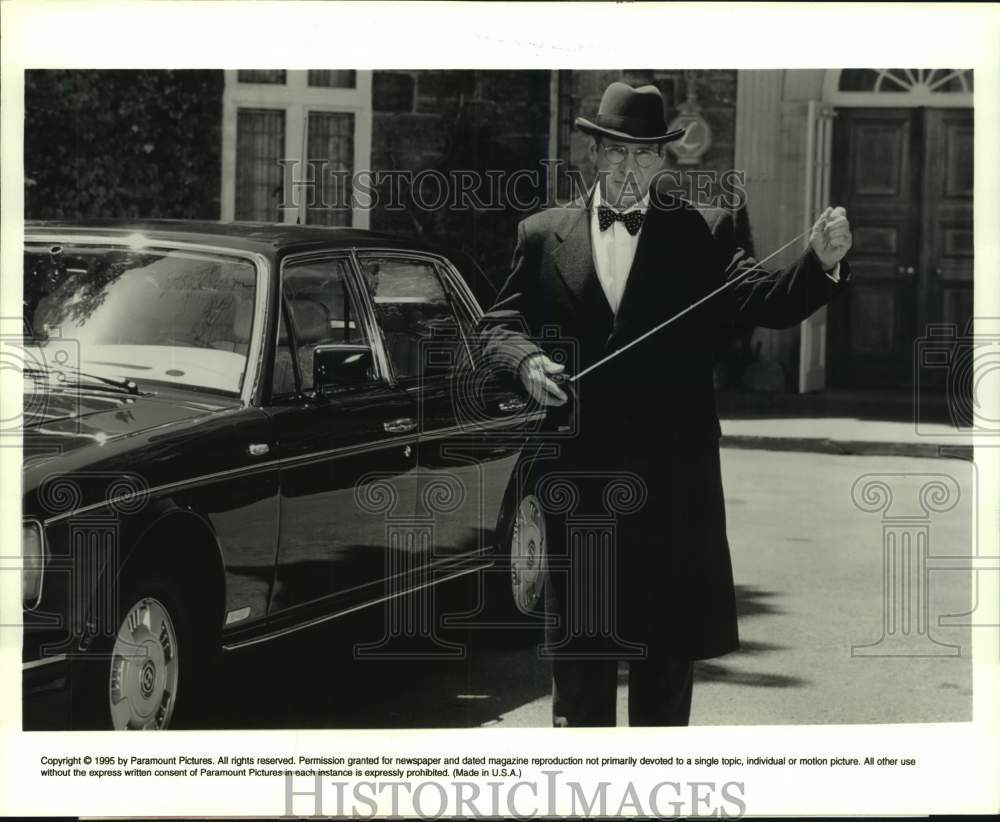 1995 Press Photo Actor Harrison Ford as Linus Larrabee in &quot;Sabrina&quot; movie scene- Historic Images