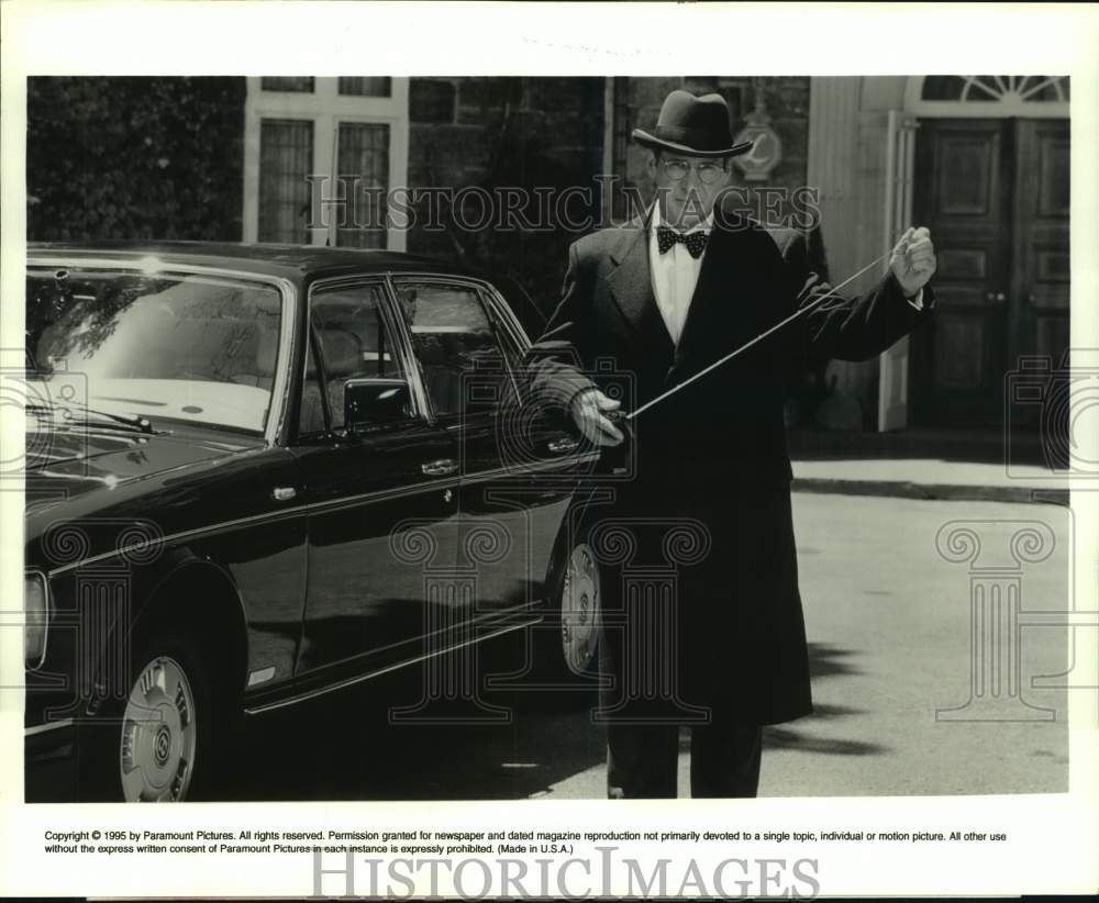 1995 Press Photo Actor Harrison Ford as Linus Larrabee in "Sabrina" movie scene- Historic Images