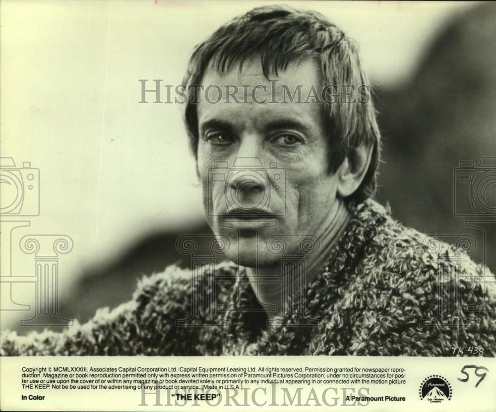 1983 Press Photo Actor Scott Glenn in "The Keep" movie scene closeup - sap11342- Historic Images