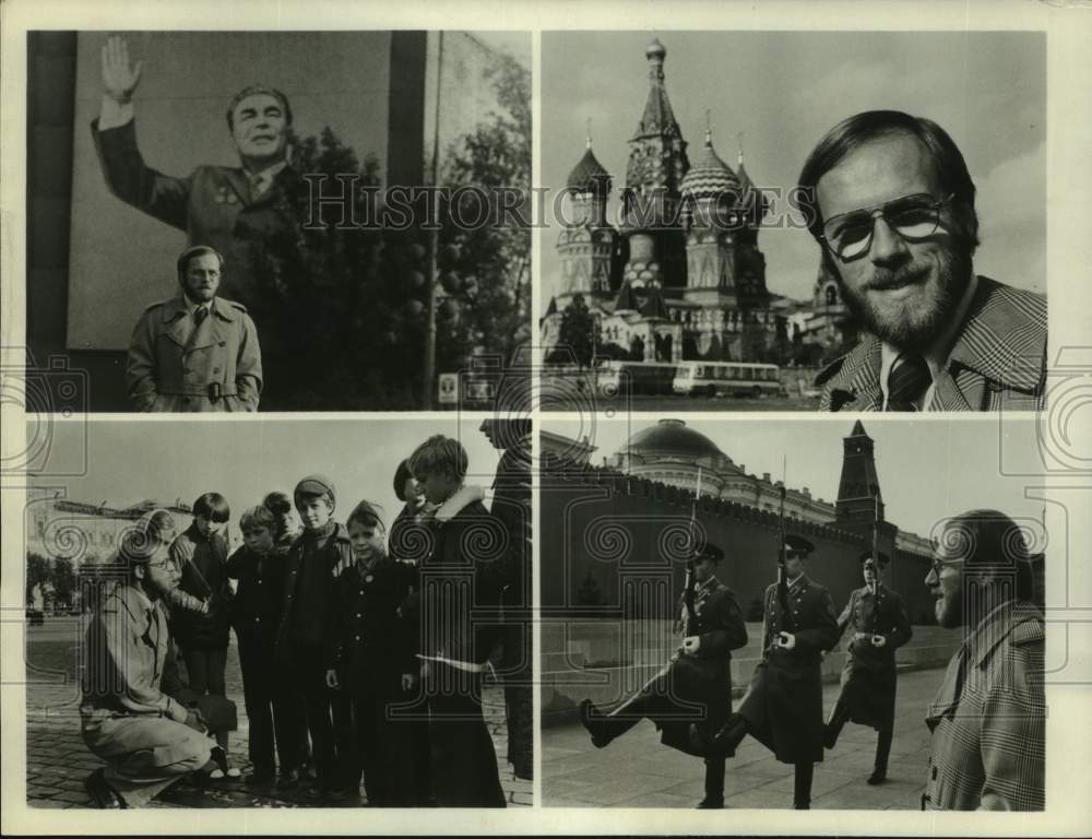 1978 Press Photo ABC News Moscow Correspondent Charles Bierbauer on Russia visit- Historic Images