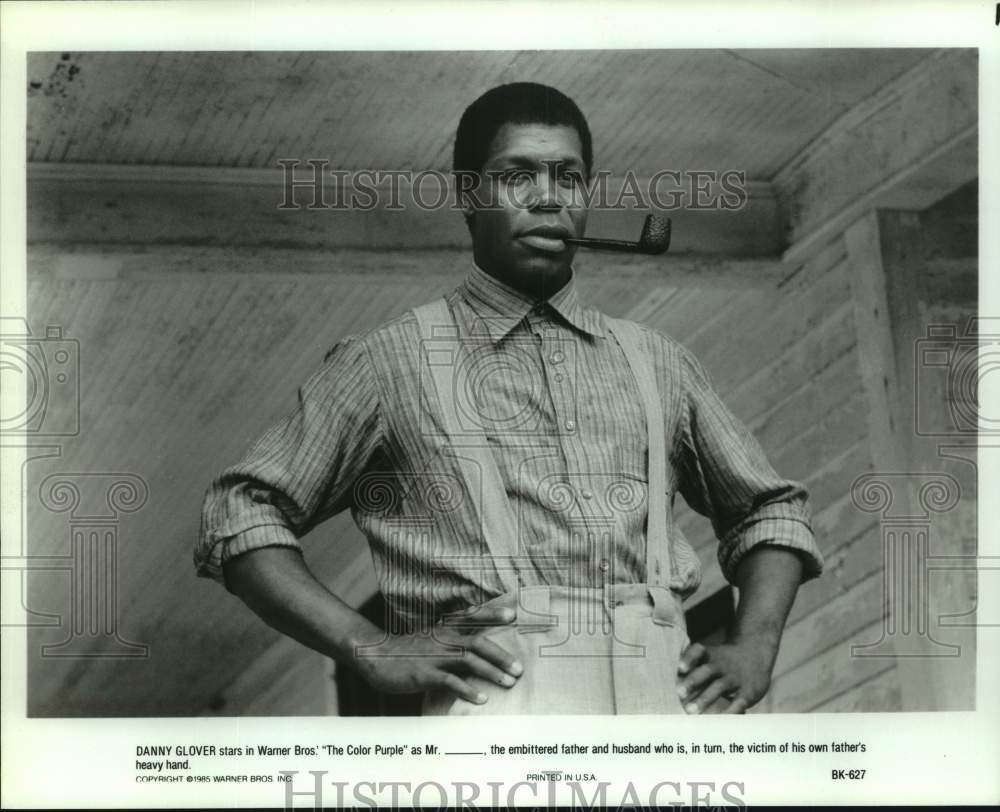 1985 Press Photo Actor Danny Glvoer stars in Warner Bros.&#39; &quot;The Color Purple&quot;- Historic Images