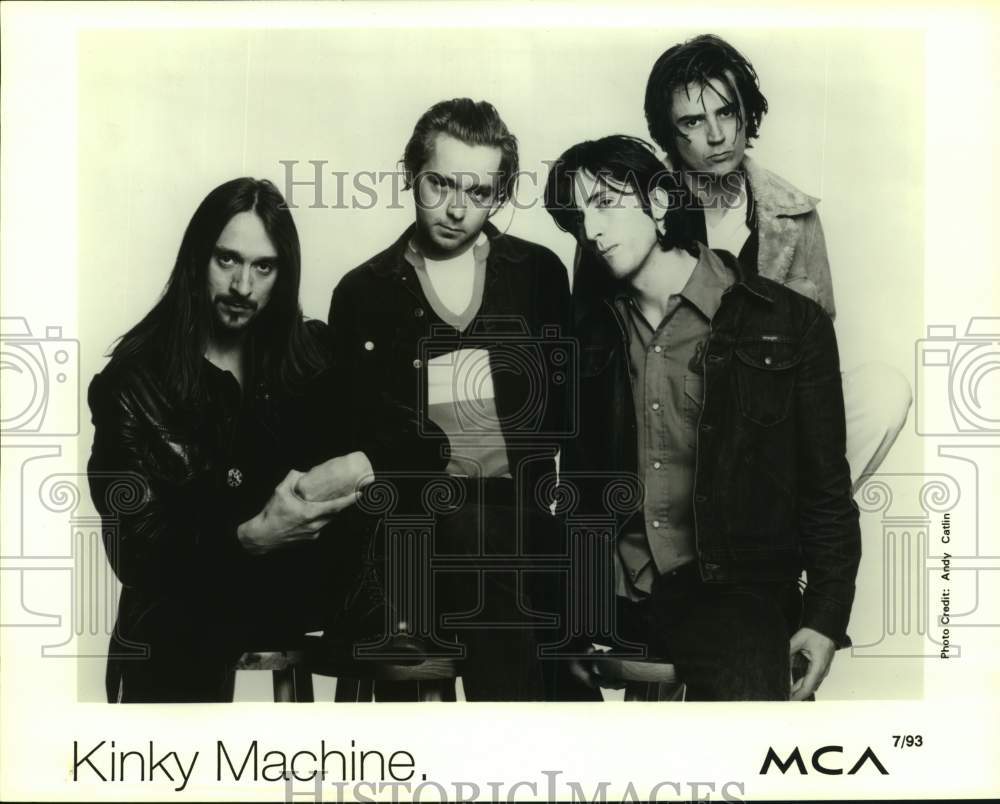 1993 Press Photo Four Members of the band Kinky Machine, Entertainers, Musicians- Historic Images