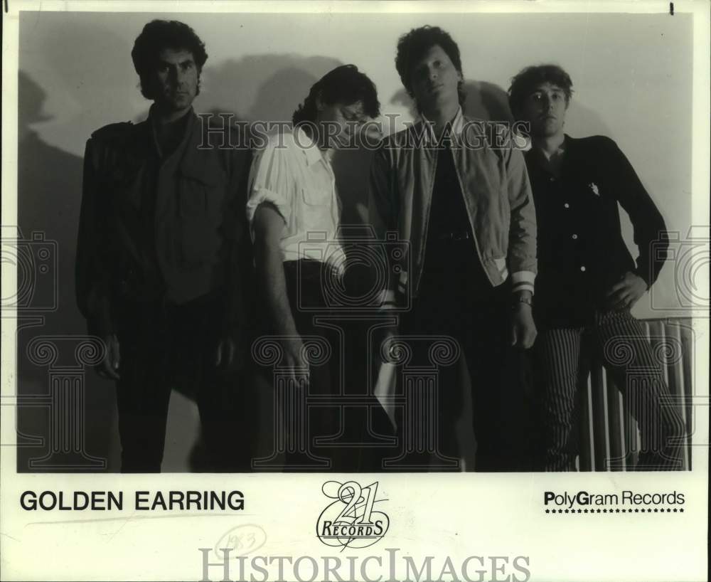 1983 Press Photo Four Members of the band Golden Earring, Musicians - sap11602- Historic Images