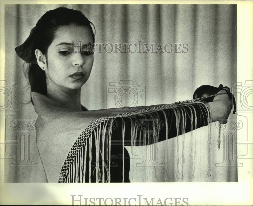 1984 Press Photo Ana Machado, Flaminco Dancer - sap11674- Historic Images