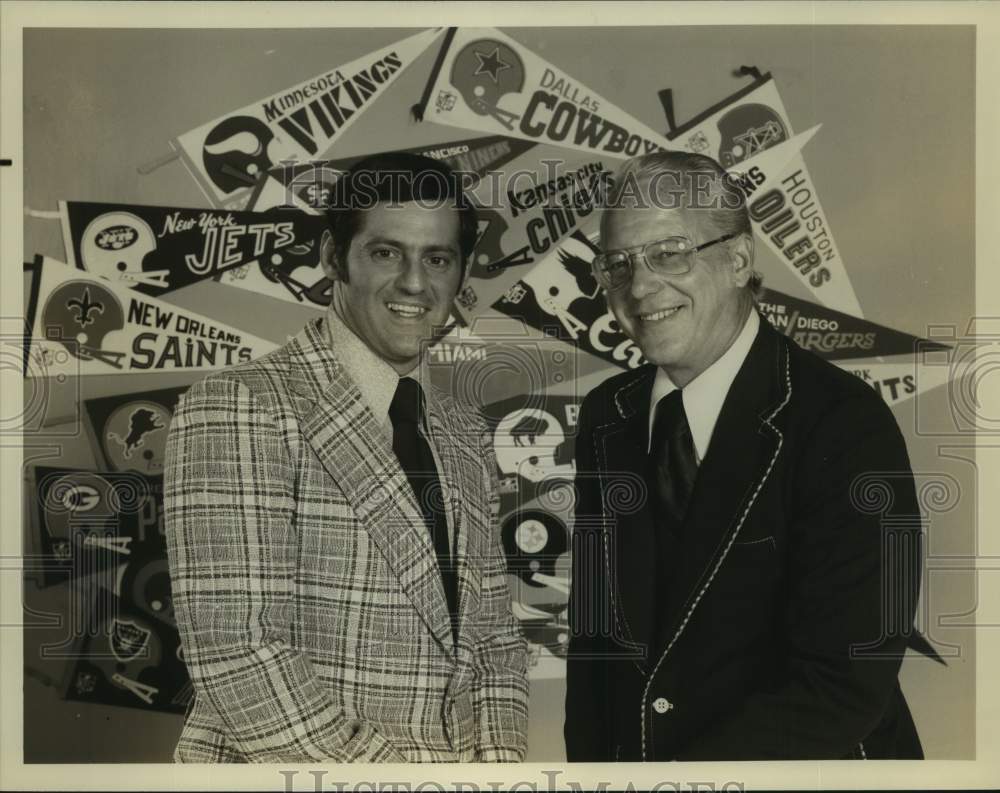 Press Photo Charlie Jones, American sportscaster. - sap11726- Historic Images