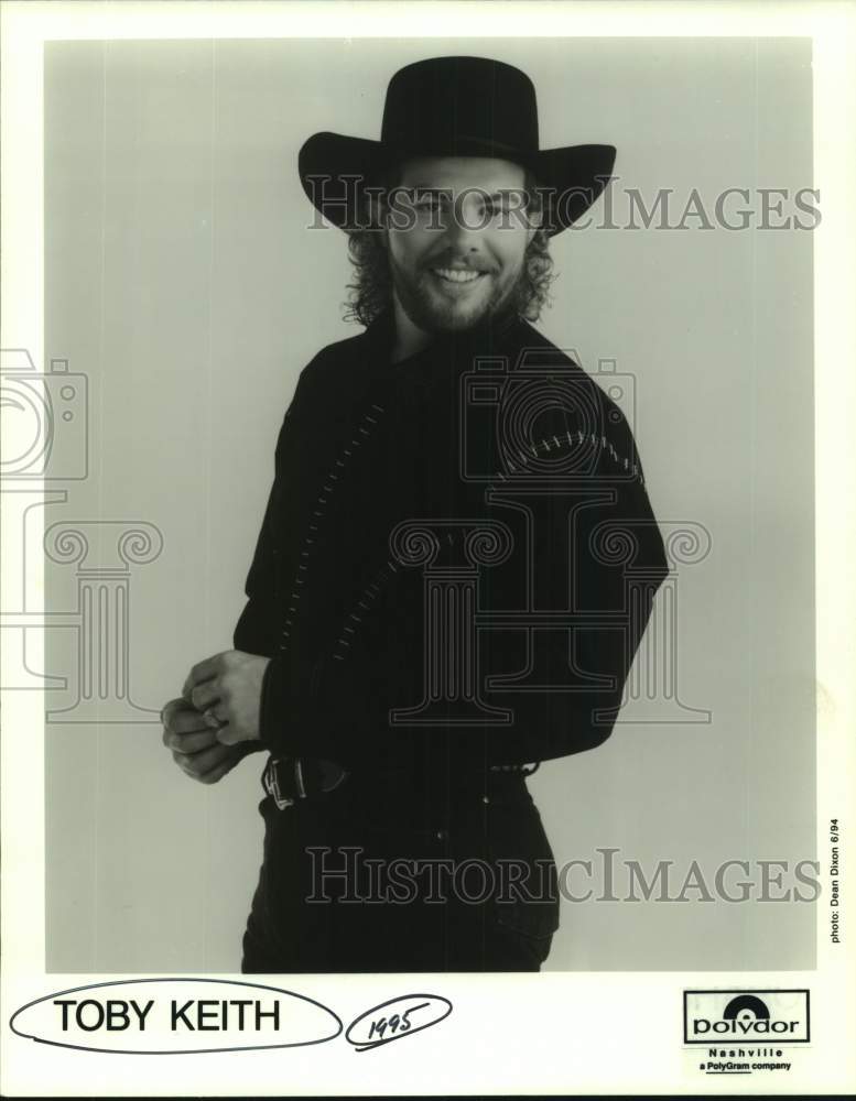 1994 Press Photo Singer Toby Keith, Country and Western Star, Musician- Historic Images
