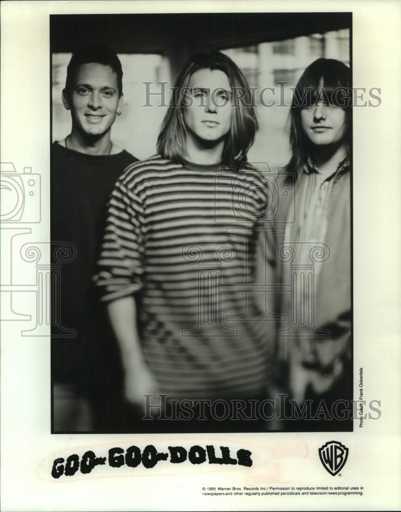1995 Press Photo Three Members of the band Goo-Goo-Dolls - sap11962- Historic Images