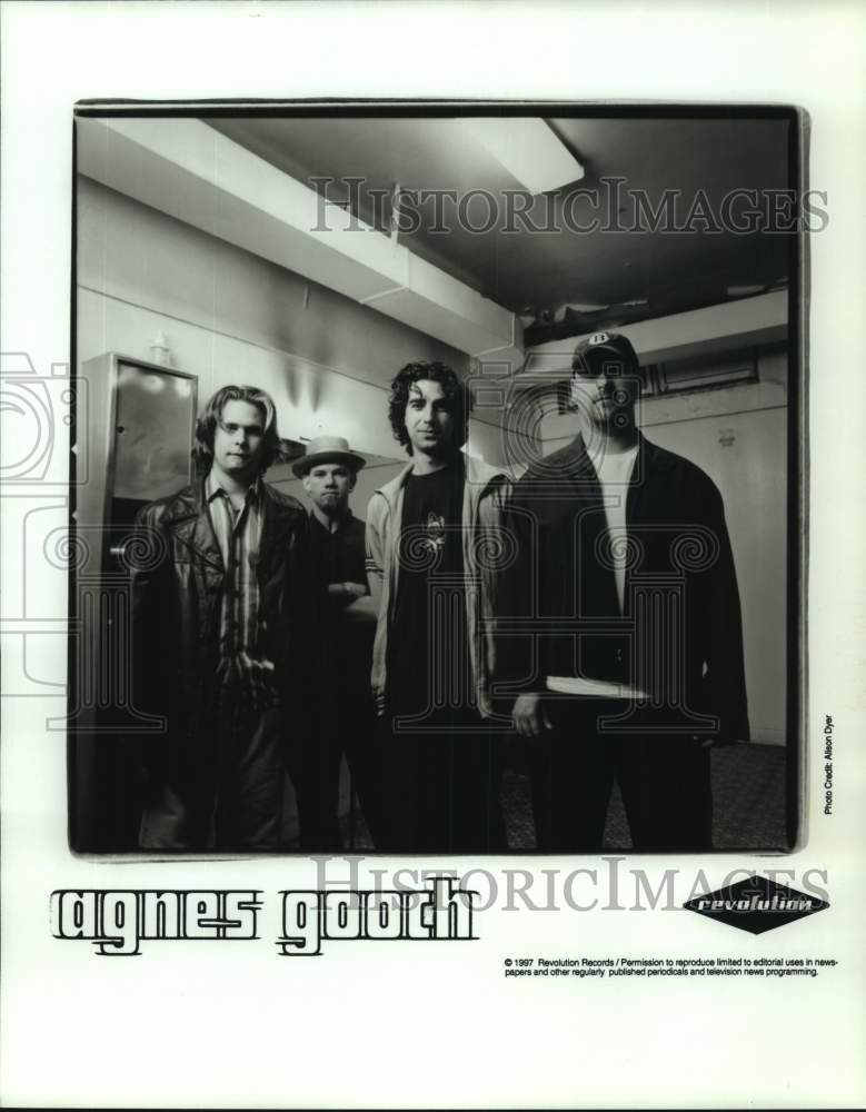 1997 Press Photo Four Members of the band Agnes Gooch - sap11967- Historic Images