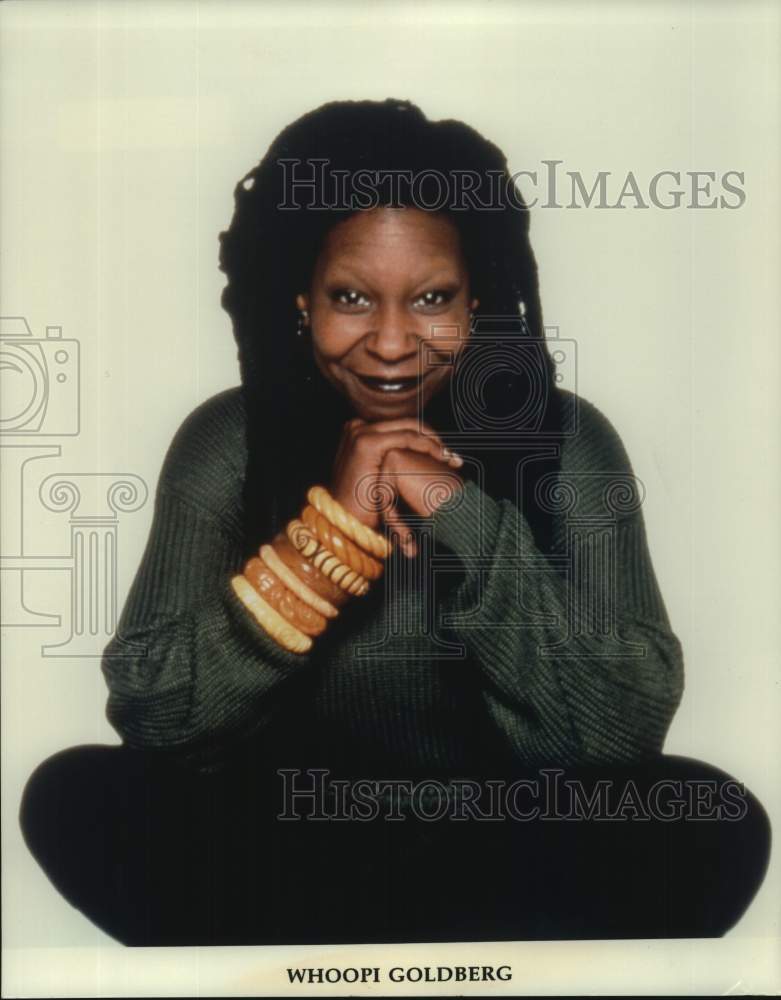 1999 Press Photo Whoopi Goldberg, actress, comedian, author and television host.- Historic Images