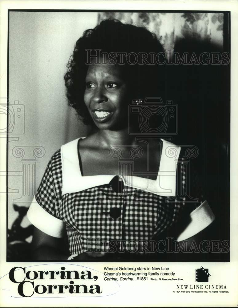 1994 Press Photo Whoopi Goldberg stars in the title role in Corrina, Corrina.- Historic Images