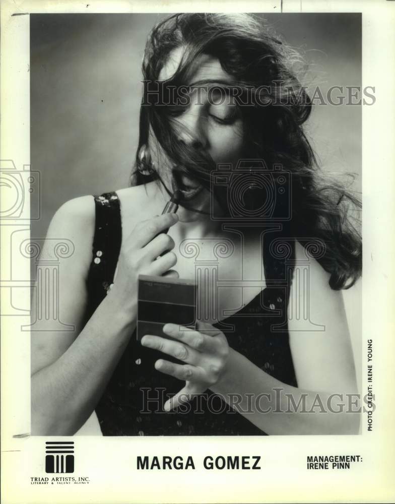 1993 Press Photo Marga Gomez, comedy star - sap12076- Historic Images